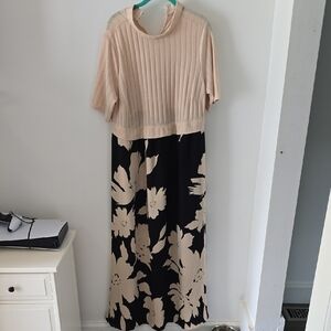 Cato Cream Ribbed Knit Top